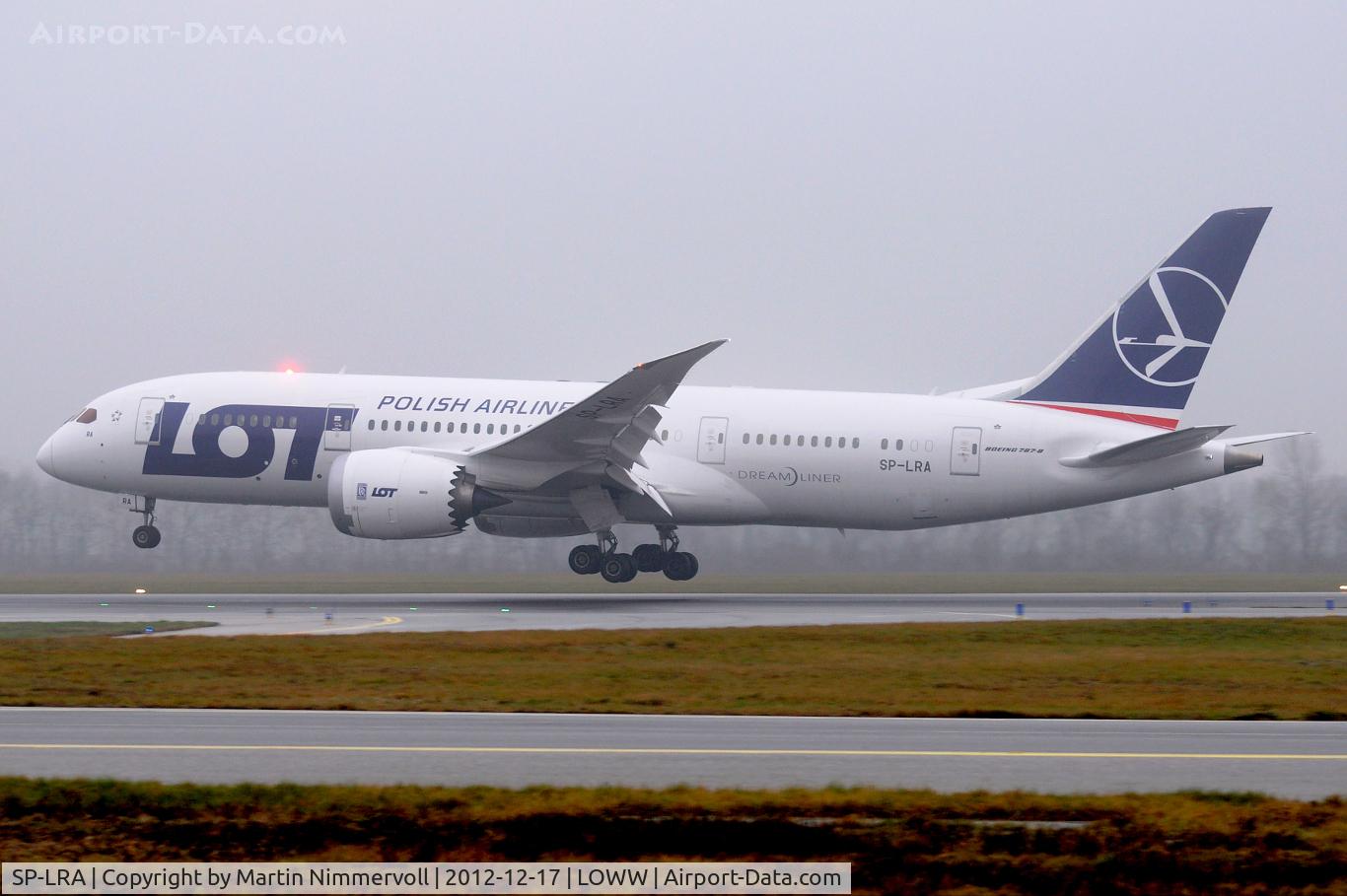 SP-LRA, 2012 Boeing 787-8 Dreamliner C/N 35938, LOT - Polish Airlines