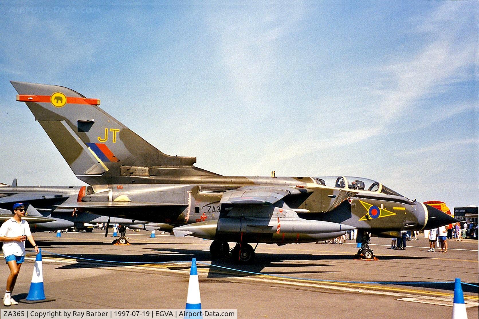 ZA365, 1982 Panavia Tornado GR.1(T) C/N 156/BT029/3079, BAe/Panavia Tornado GR.1T [BT029] RAF Fairford~G 19/07/1997