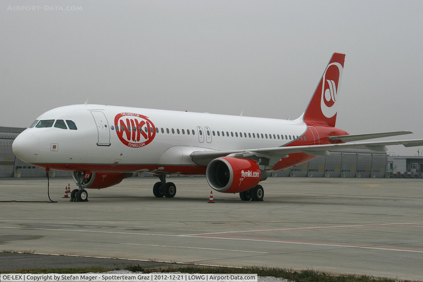 OE-LEX, 2006 Airbus A320-214 C/N 2867, Niki A320 (new colours) @GRZ