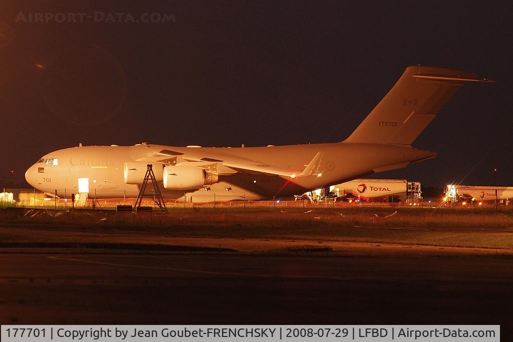177701, 2007 Boeing CC-177-A (C-17) Globemaster III C/N 50178/F-177/CA-1, CANADA AIR FORCE