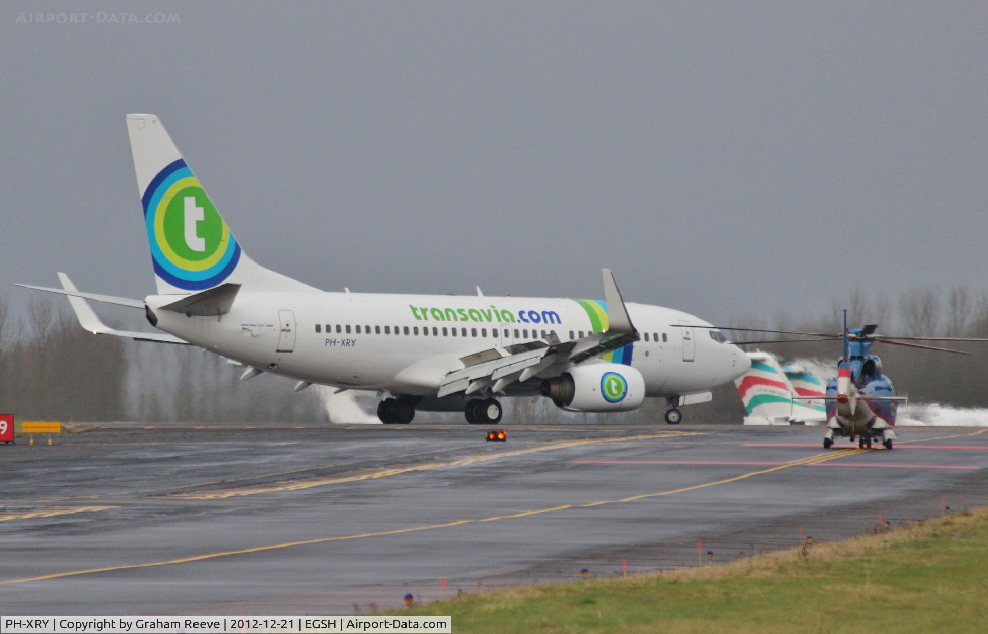 PH-XRY, 2003 Boeing 737-7K2 C/N 33463, Just landed.