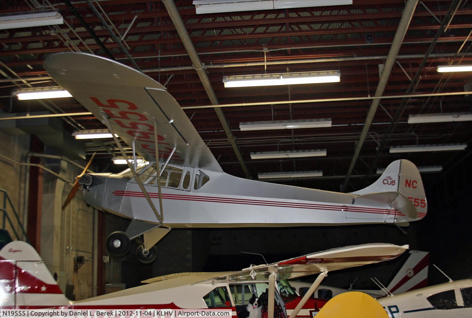 N19555, 1937 Piper J-2 C/N 1755, The predecessor to the  more famous J-3, this early J-2 Cub is now part of the Piper Aviation Museum collection.