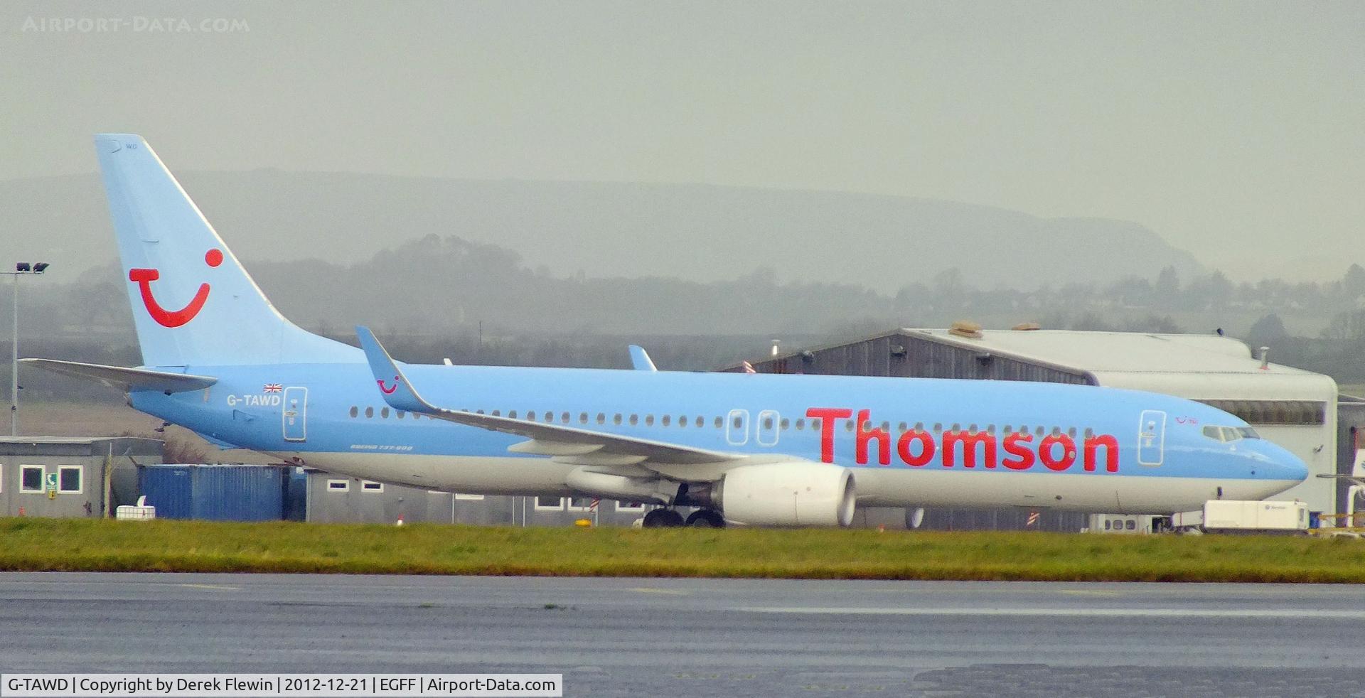 G-TAWD, 2012 Boeing 737-8K5 C/N 37265, Parked on stand 13, ?Techy? Thanks to S.W.A.G.