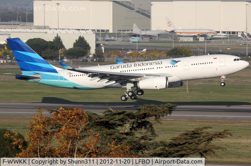 F-WWKK, 2012 Airbus A330-243 C/N 1364, C/n 1364 - To be PK-GPP