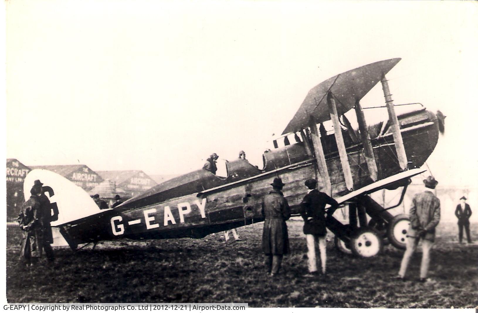 G-EAPY, Airco DH14A C/N E46, DH9 of Aircraft Transport & Travel Ltd