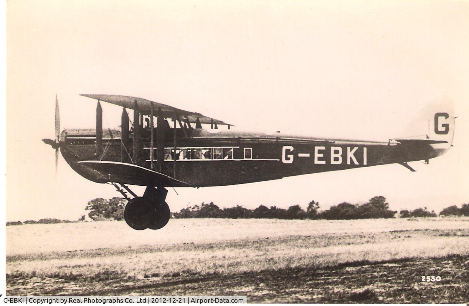 G-EBKI, 1925 De Havilland DH-54 Highclere C/N 151, DH54 Highclere