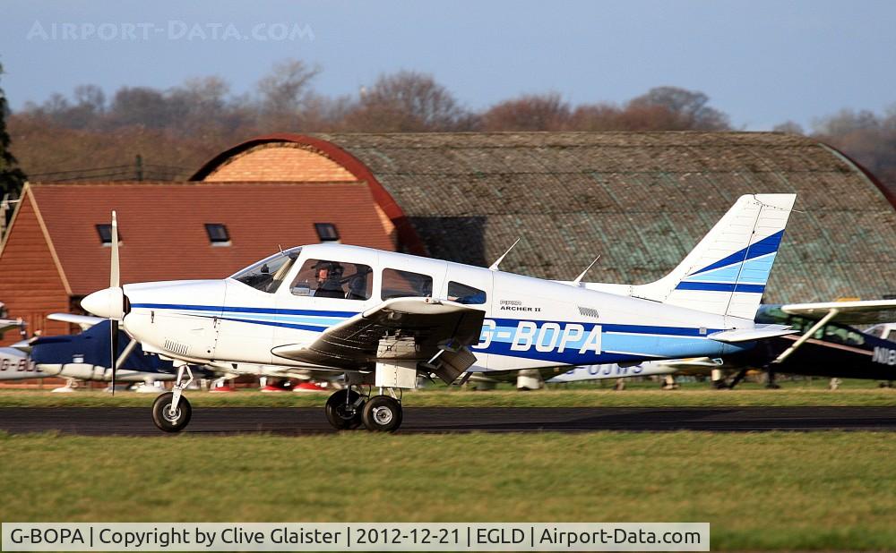 G-BOPA, 1984 Piper PA-28-181 Cherokee Archer II C/N 28-8490024, Ex: N43299 > G-BOPA - Originally owned to, Premier Flight Services Ltd in April 1988 and currently with, Flyco Ltd since February 2002