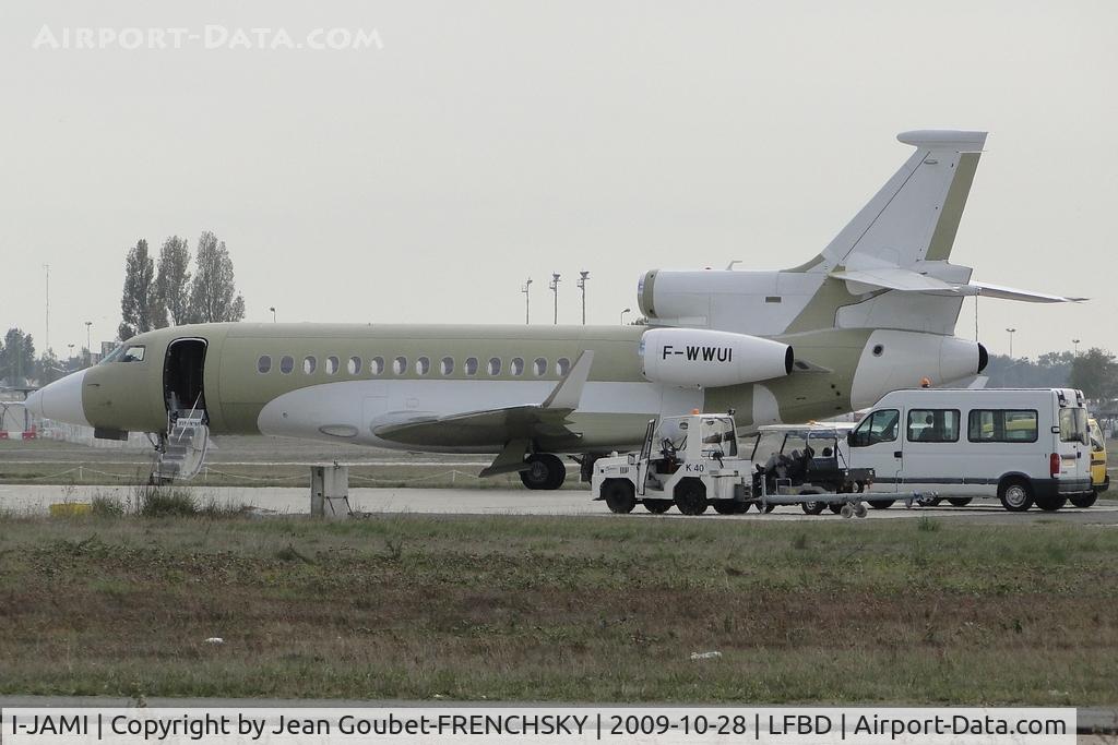 I-JAMI, 2009 Dassault Falcon 7X C/N 81, F-WWUI Sirio Italia