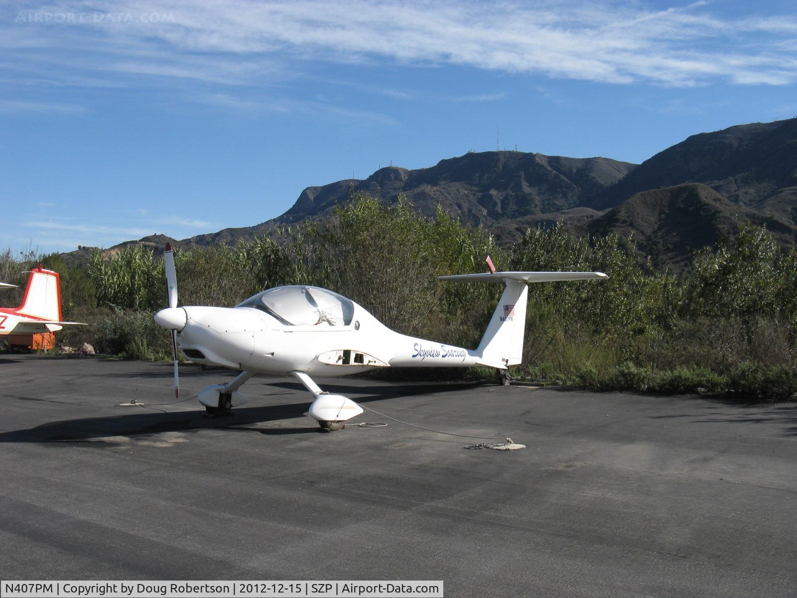 N407PM, 1995 HOAC HK-36R Super Dimona C/N 36407, 1995 HOAC Austria Flugzeugwerk Wiener Neustadt Gmbh HK-36R SUPER DIMONA motor-glider, Rotax 912 80 Hp self-launching does not need a tow aloft, but does need its wings back on.
