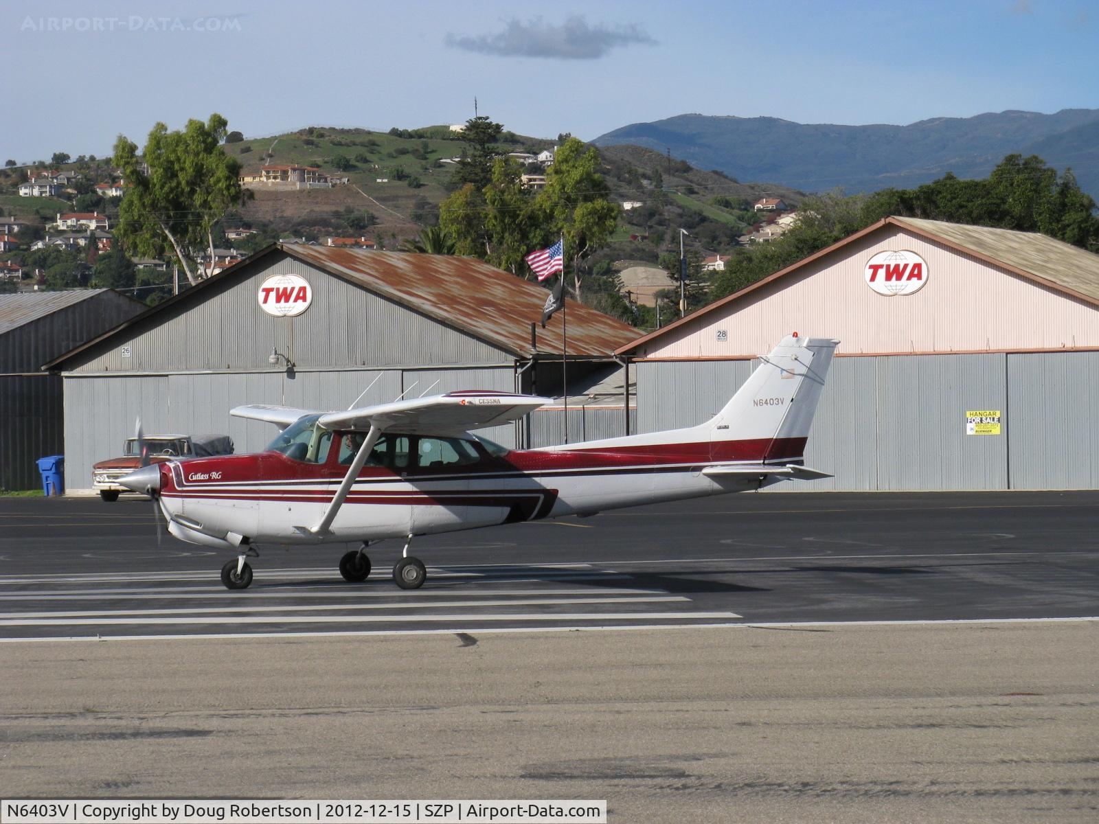 N6403V, 1980 Cessna 172RG Cutlass RG C/N 172RG0665, 1980 Cessna 172RG CUTLASS, Lycoming O&VO-360 180 Hp, taking the active