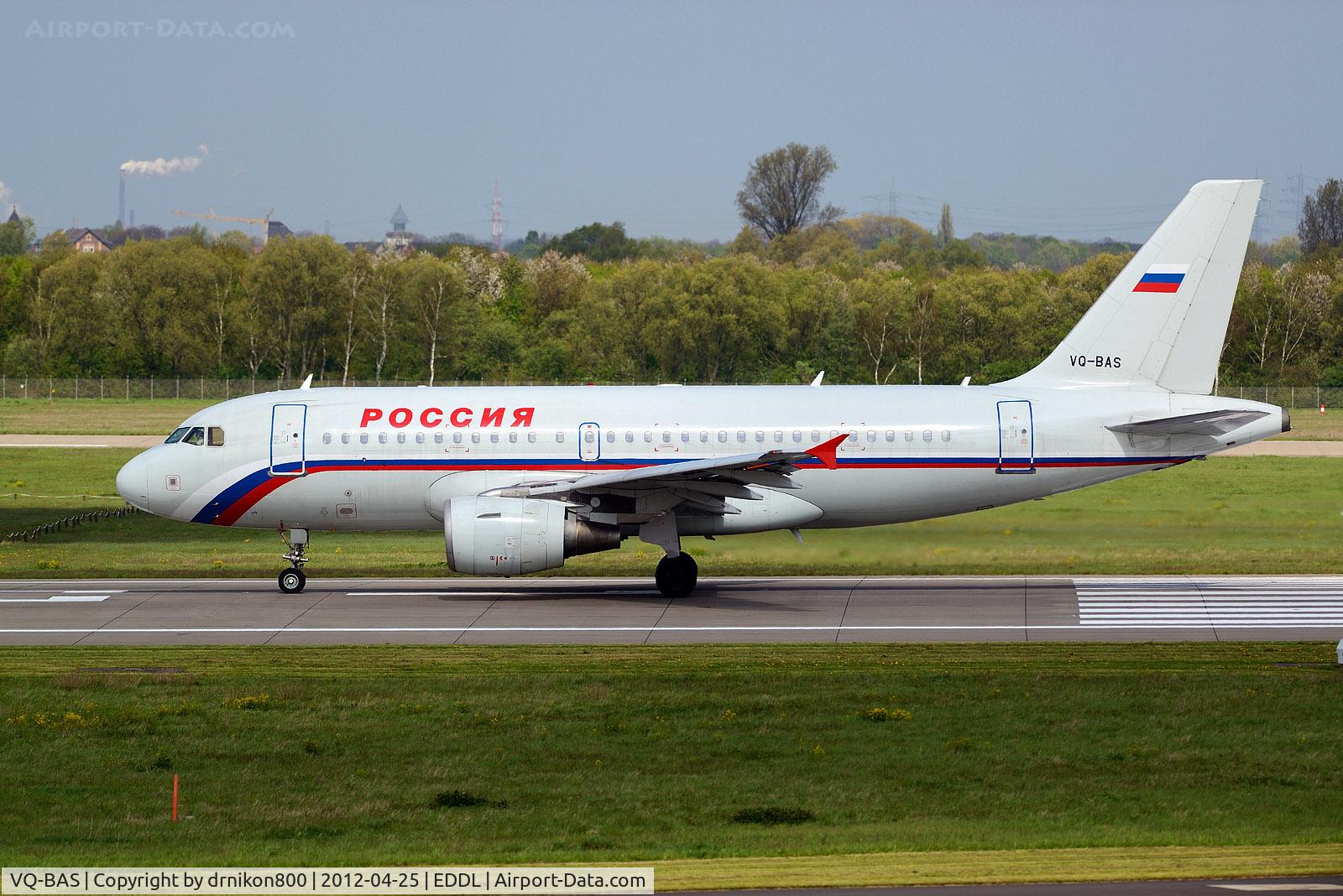 VQ-BAS, 2002 Airbus A319-111 C/N 1863, at started
