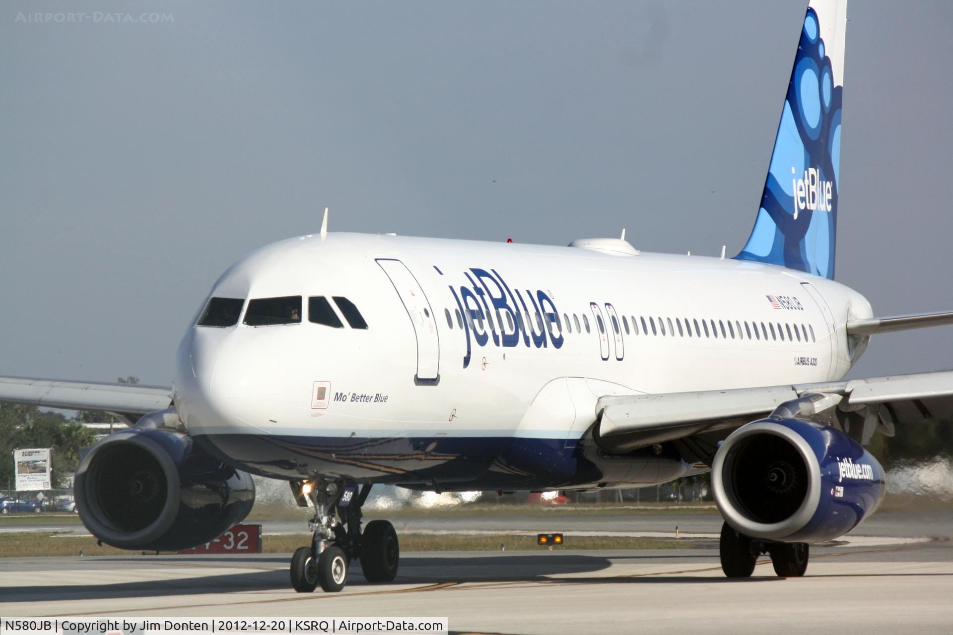 N580JB, 2003 Airbus A320-232 C/N 2136, JetBlue Flight 341 