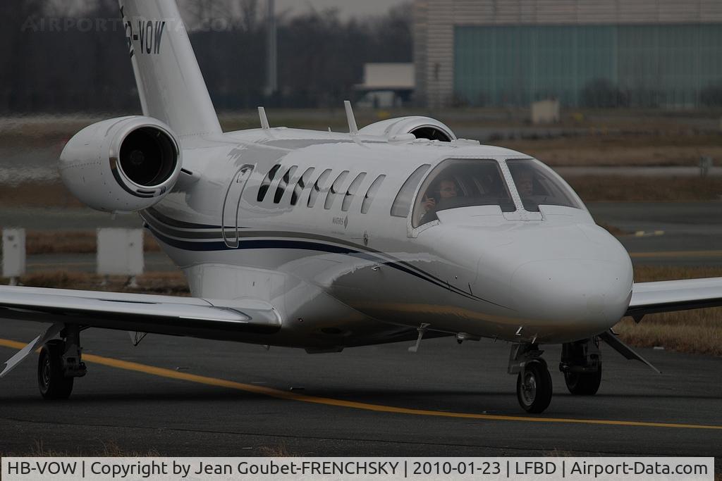 HB-VOW, 2008 Cessna 525B CitationJet CJ3 C/N 525B-0209, TAG AVIATION