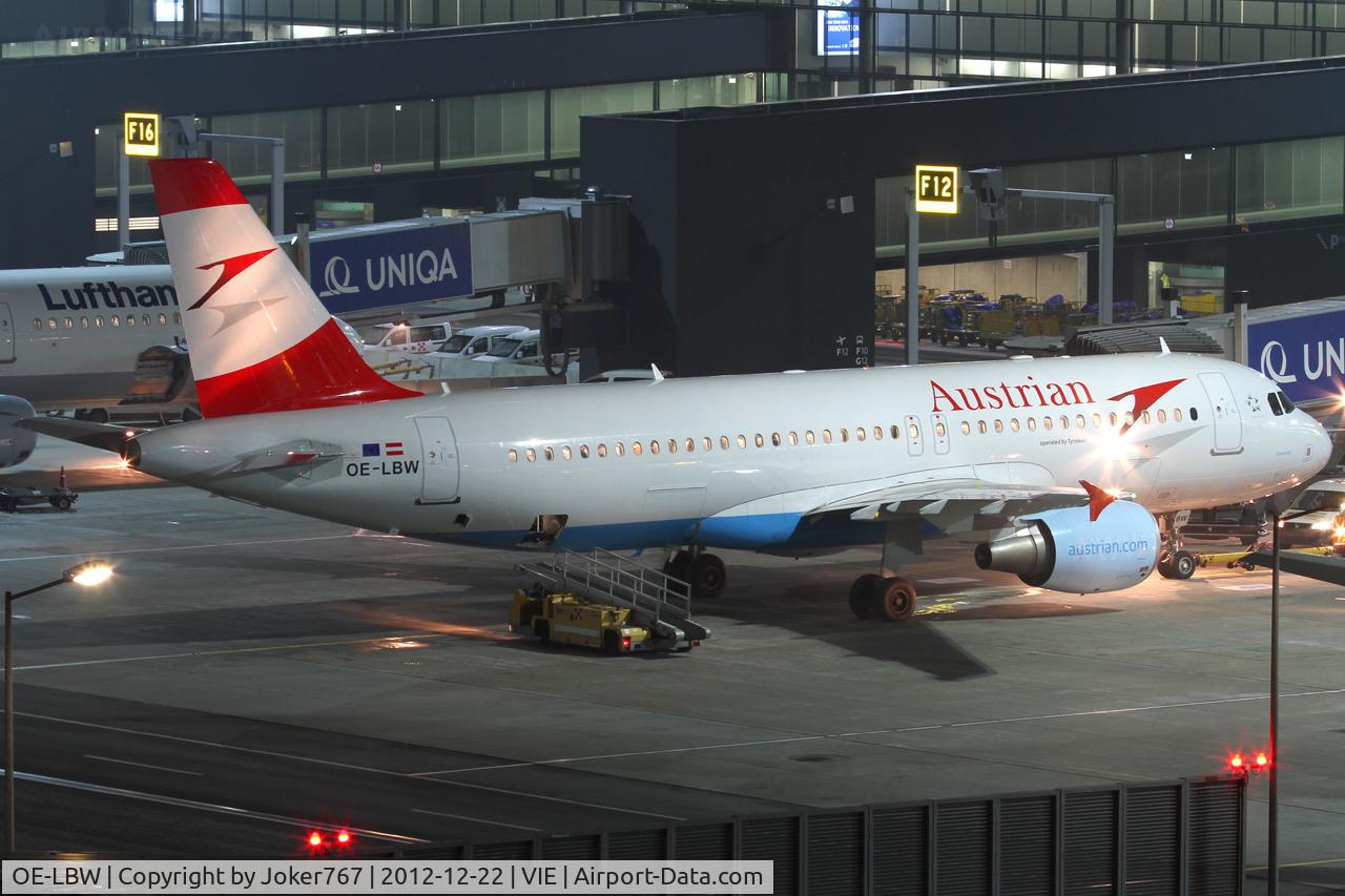 OE-LBW, 2001 Airbus A320-214 C/N 1678, Austrian Airlines