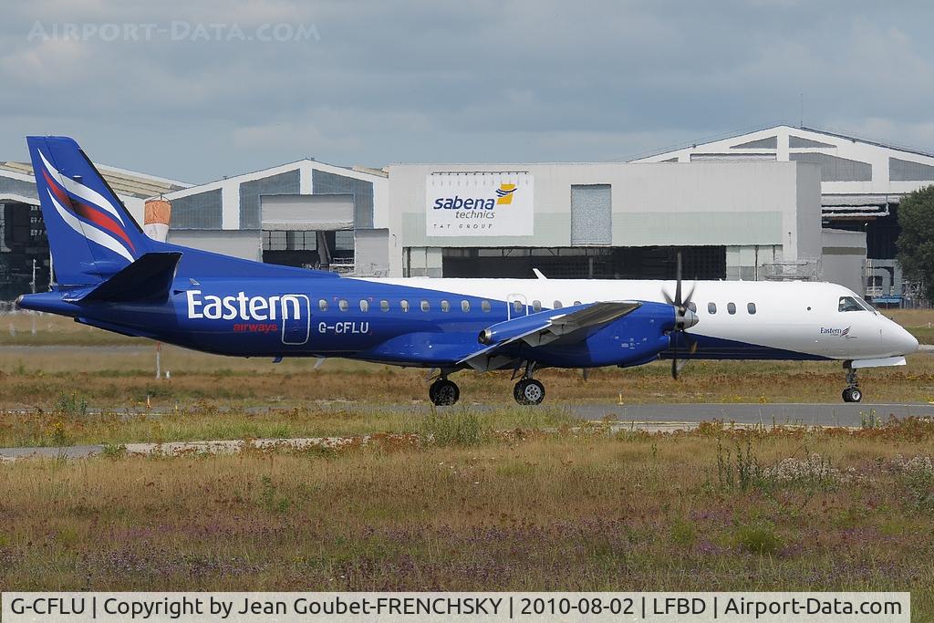 G-CFLU, 1998 Saab 2000 C/N 2000-055, EASTERN to Dijon