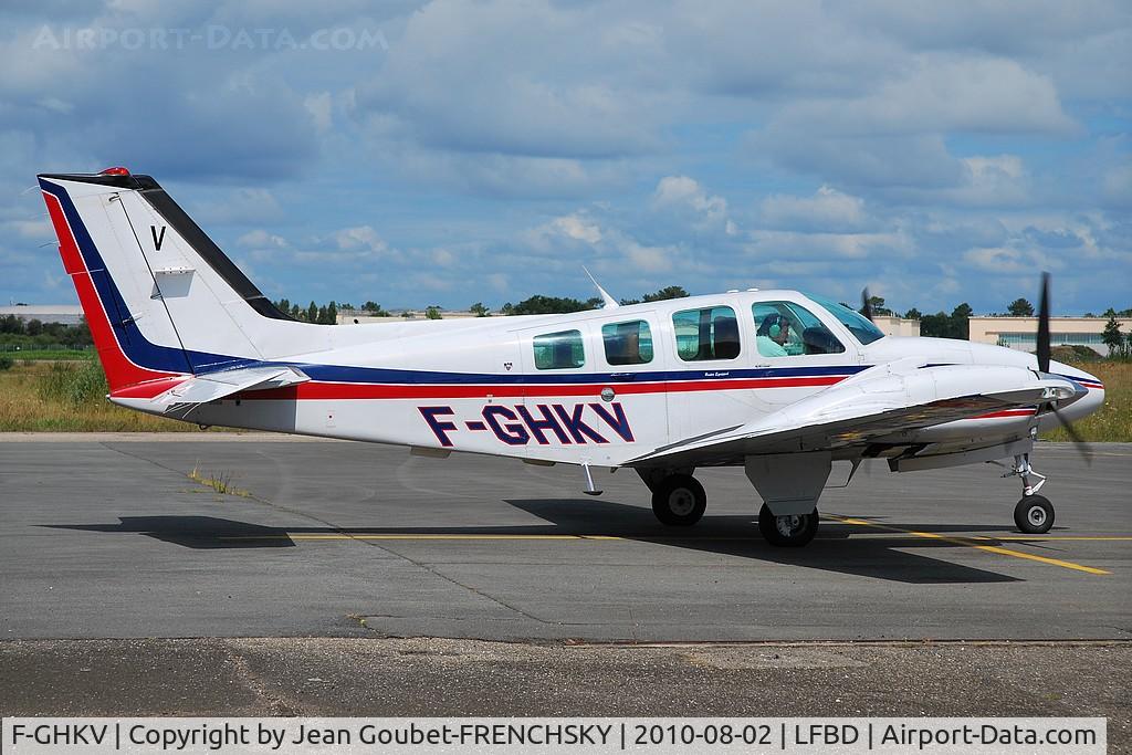 F-GHKV, Beech 58 Baron C/N TH-1537, SFA - D.G. de l'Aviation Civile / SEFA