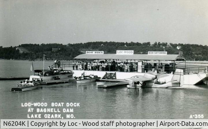 N6204K, 1947 Republic RC-3 Seabee C/N 404, pused for seaplane rides from the Loc-Wood boat docks on the Lake of the Ozarks, MO