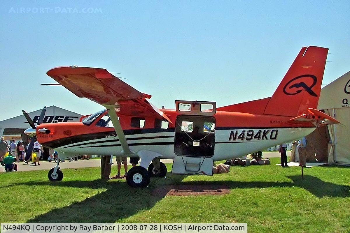 N494KQ, 2008 Quest Kodiak 100 C/N 100-0004, Quest Aircraft Co. Kodiak 100 [100-0004] Oshkosh-Wittman Regional~N 28/07/2008