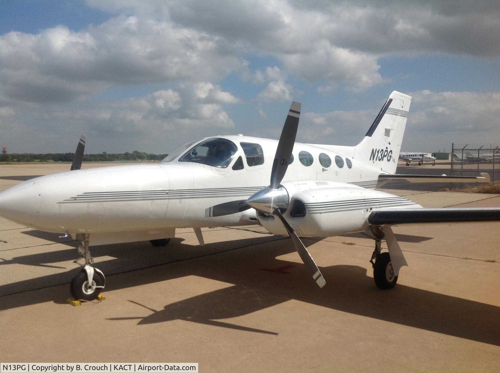 N13PG, 1976 Cessna 421C Golden Eagle C/N 421C0031, Ramp photo