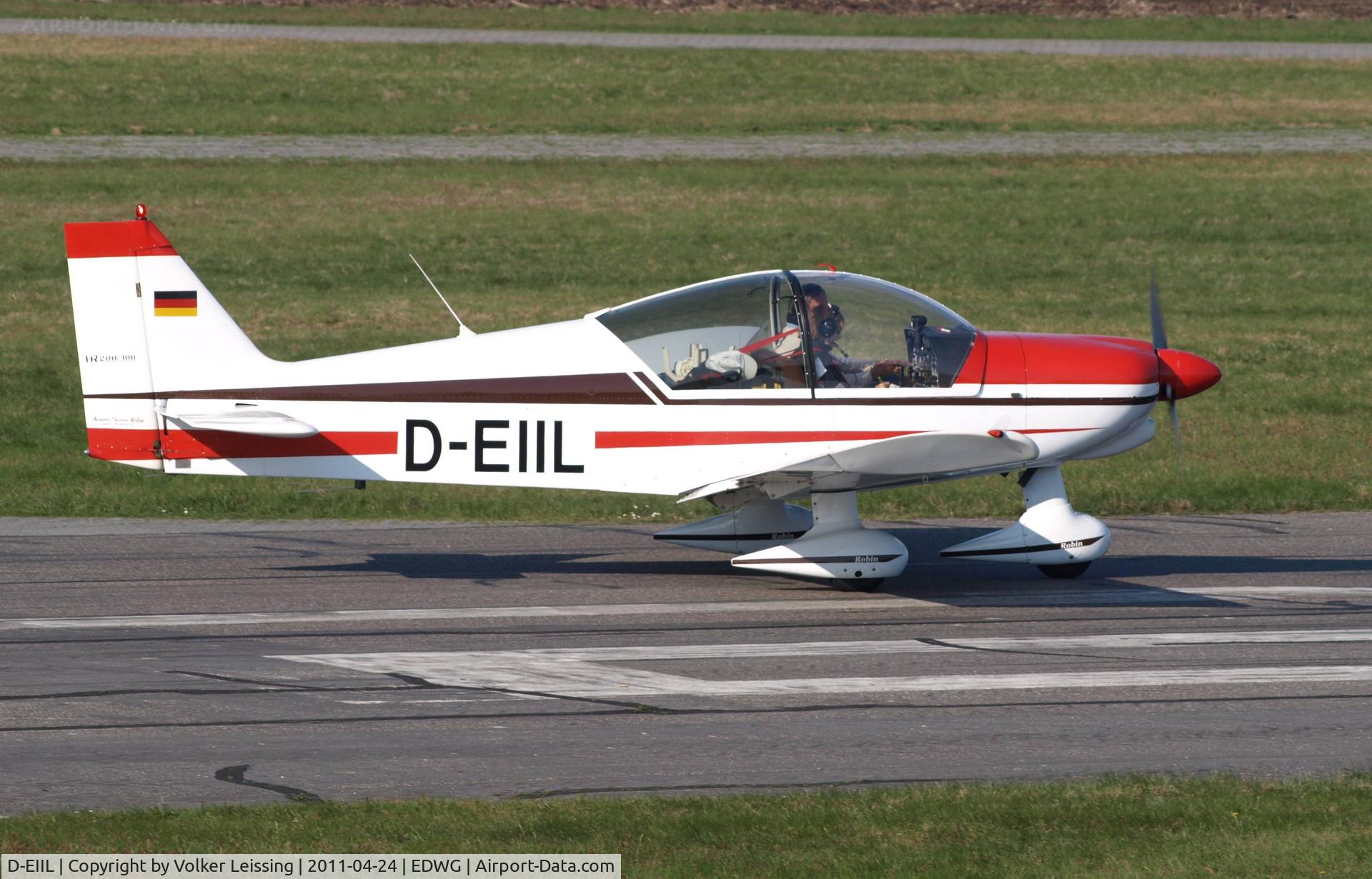 D-EIIL, 1974 Robin HR-200-100 Club C/N 34, t/o rwy 10