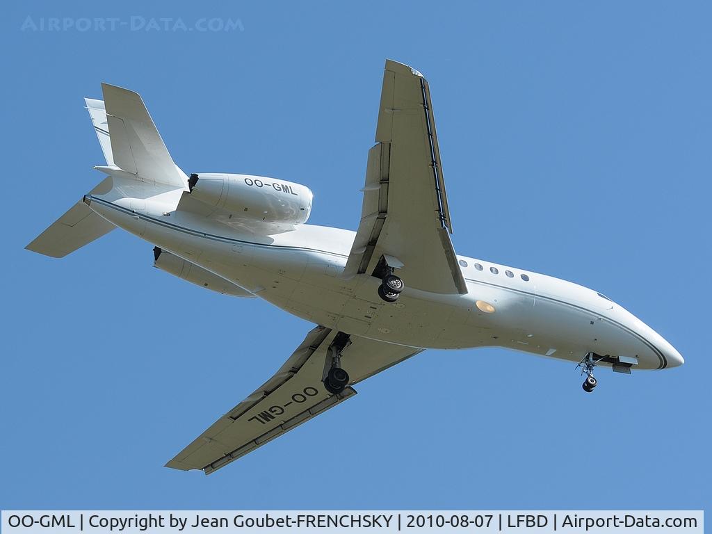 OO-GML, 2005 Dassault Falcon 2000EX C/N 75, Abelag Aviation
