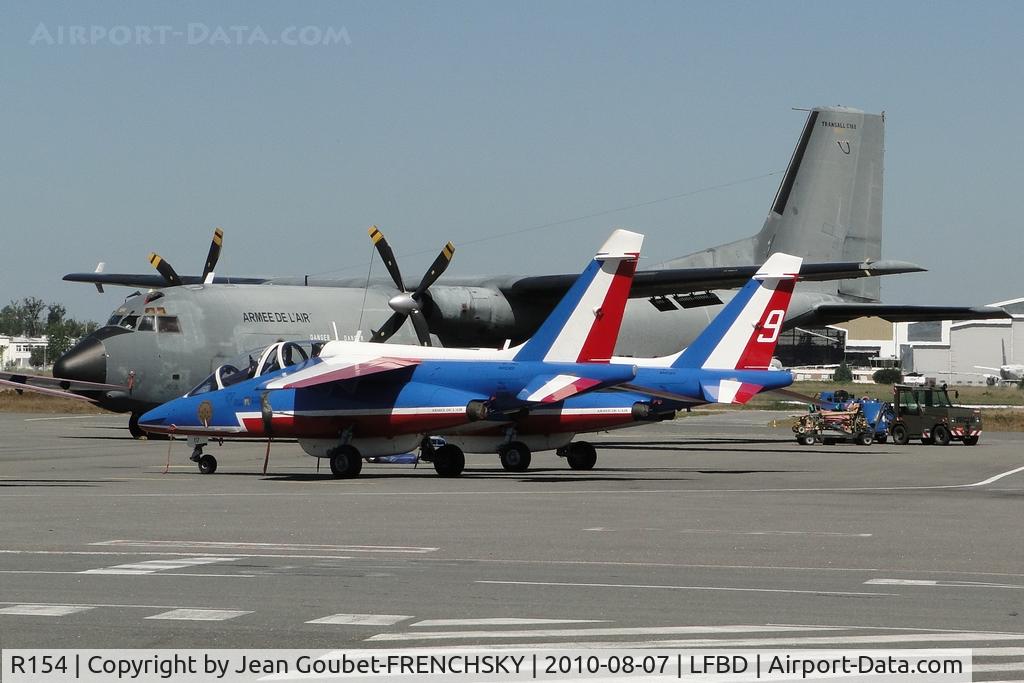R154, Transall C-160R C/N 154, assistance technique Patrouille de France