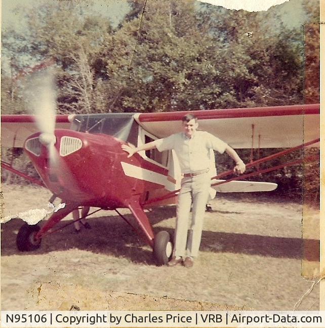 N95106, 1946 Taylorcraft BC12-D C/N 9506, I owned this Taylorcraft N95106 in 1966 thru '69. Charles Price