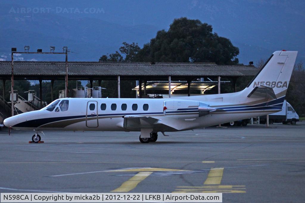 N598CA, 1980 Cessna 550 Citation II C/N 550-0187, Parked