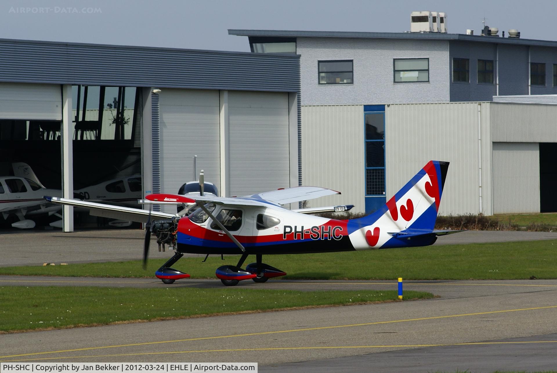 PH-SHC, Glasair GS-2 Sportsman C/N 7254, Airport Lelystad. 