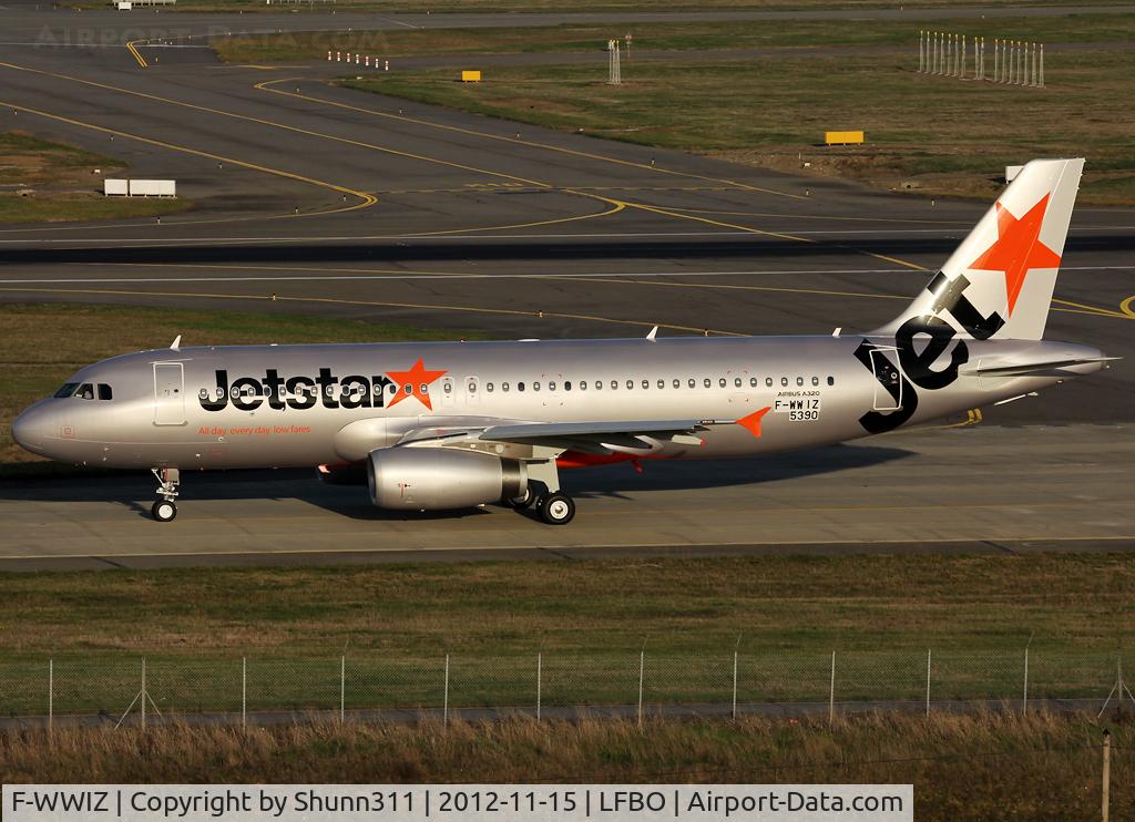 F-WWIZ, 2012 Airbus A320-232 C/N 5390, C/n 5390 - To be 9V-JSQ