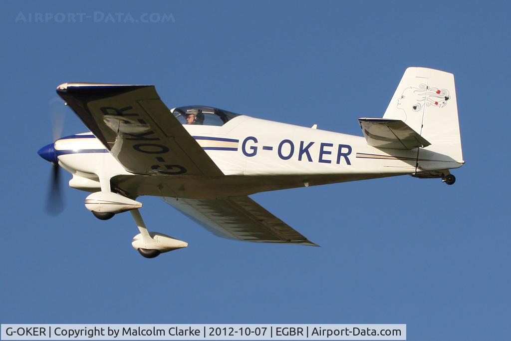 G-OKER, 2004 Vans RV-7 C/N PFA 323-14233, Vans RV-7, Hibernation Fly-In, The Real Aeroplane Company, Breighton Airfield, October 2012.