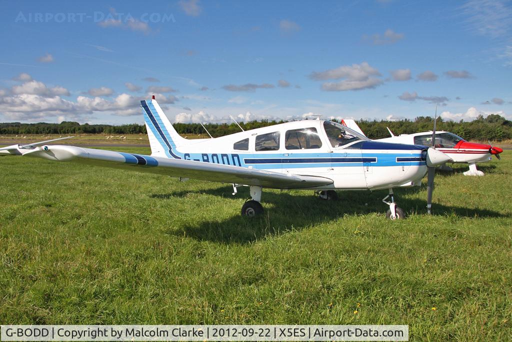G-BODD, 1988 Piper PA-28-161 Cherokee Warrior II C/N 2816040, Piper PA-28-161, Great North Fly-In, Eshott Airfield, September 2012.