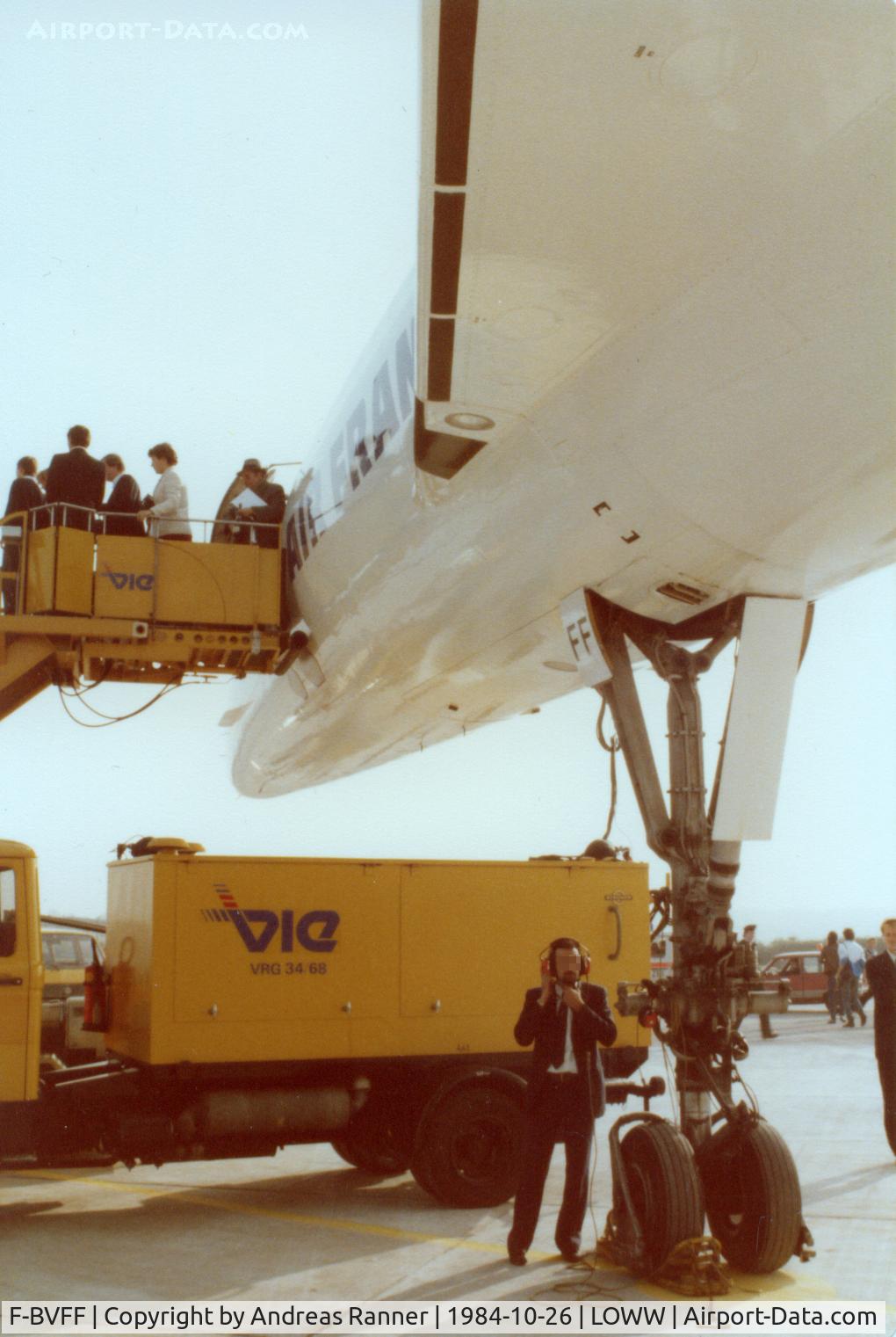 F-BVFF, 1978 Aerospatiale-BAC Concorde 101 C/N 15, Air France Aerospatiale-BAC Concorde
