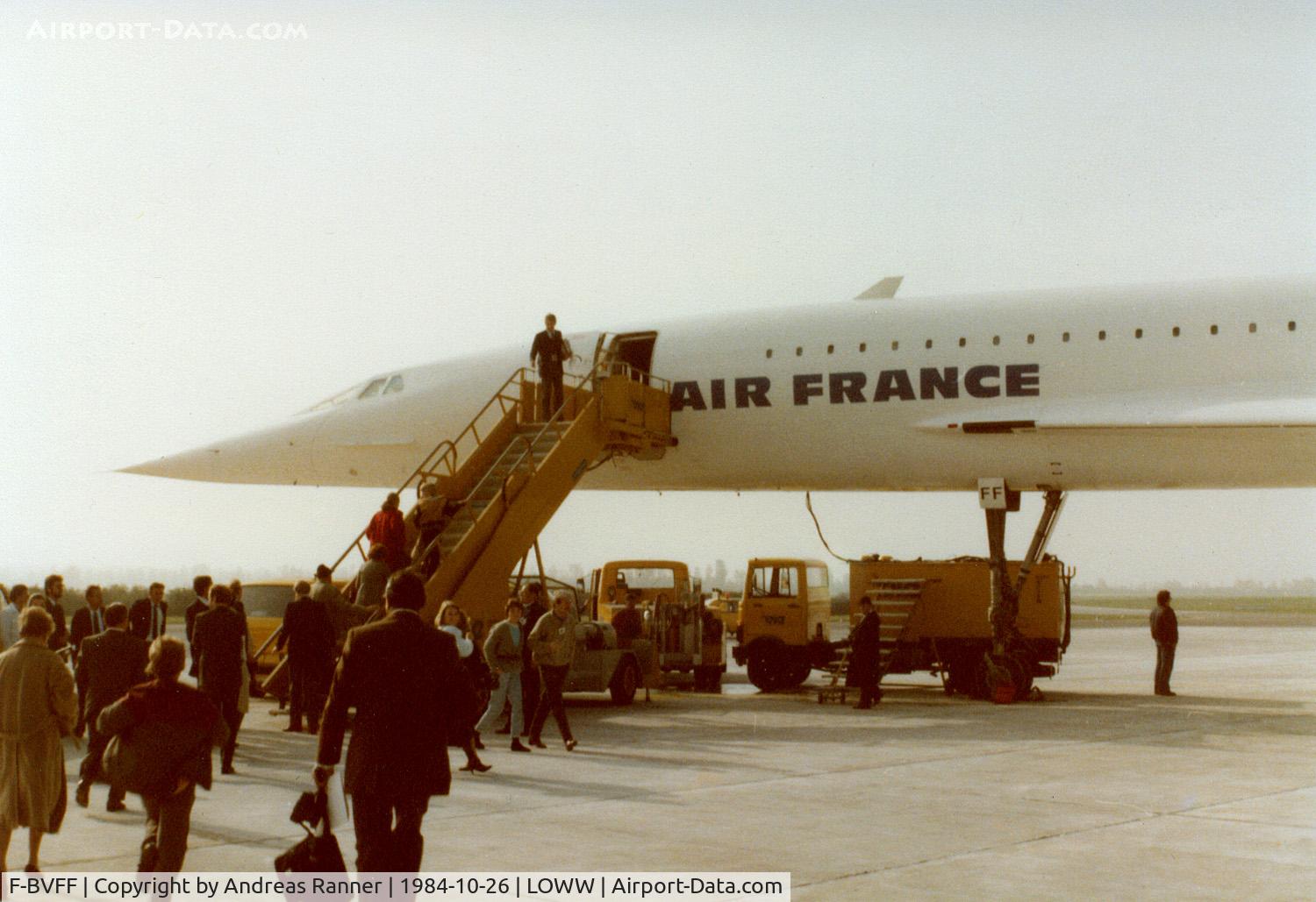 F-BVFF, 1978 Aerospatiale-BAC Concorde 101 C/N 15, Air France Aerospatiale-BAC Concorde