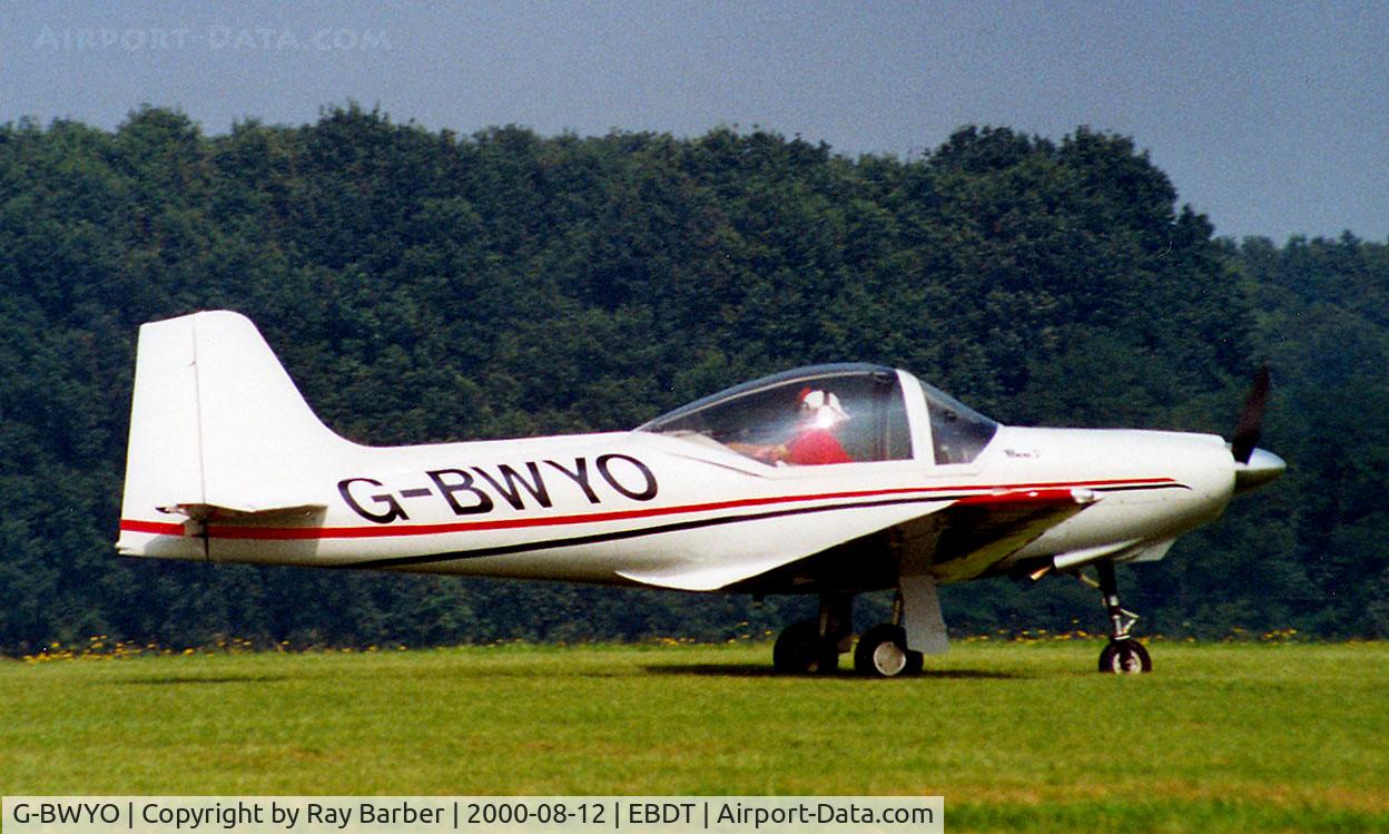 G-BWYO, 1998 Sequoia F-8L Falco C/N PFA 100-10920, Frati F.8L Falco [PFA 100-10920] Schaffen-Diest~OO 12/08/2000