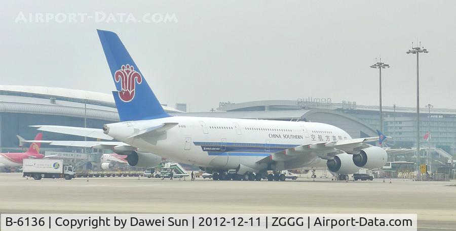 B-6136, 2011 Airbus A380-841 C/N 031, ZGGG A380
