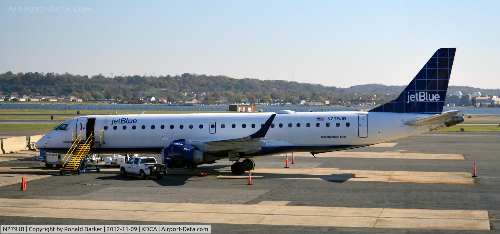 N279JB, 2007 Embraer 190AR (ERJ-190-100IGW) C/N 19000090, DCA VA