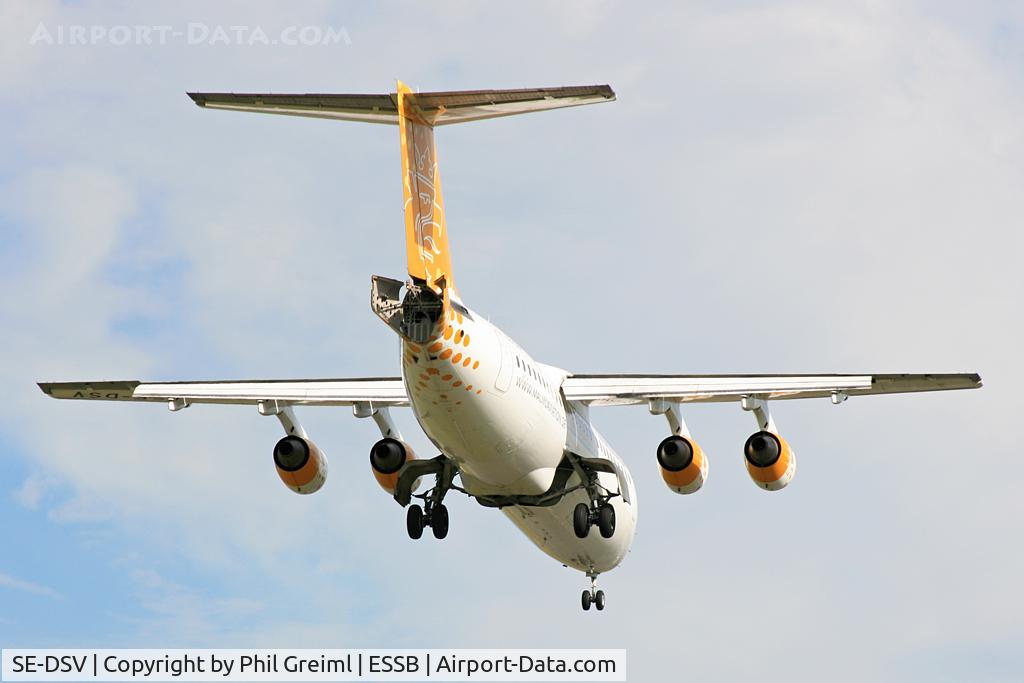 SE-DSV, 1994 British Aerospace Avro 146-RJ100A C/N E3250, Taken at ESSB.