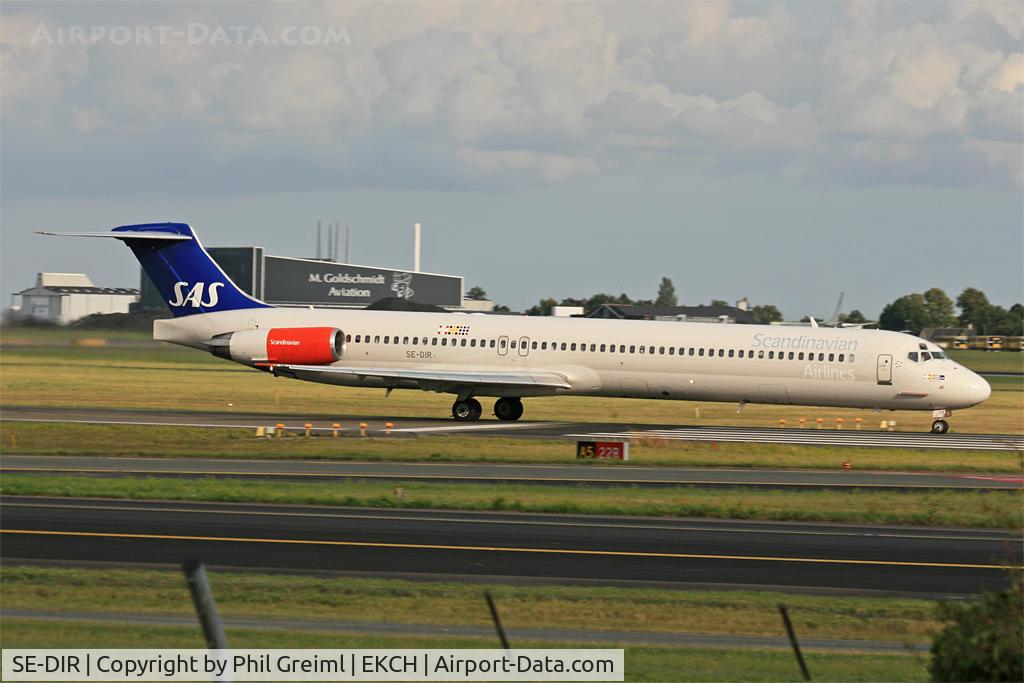 SE-DIR, 1991 McDonnell Douglas MD-82 (DC-9-82) C/N 53004, Taken at CPH.
