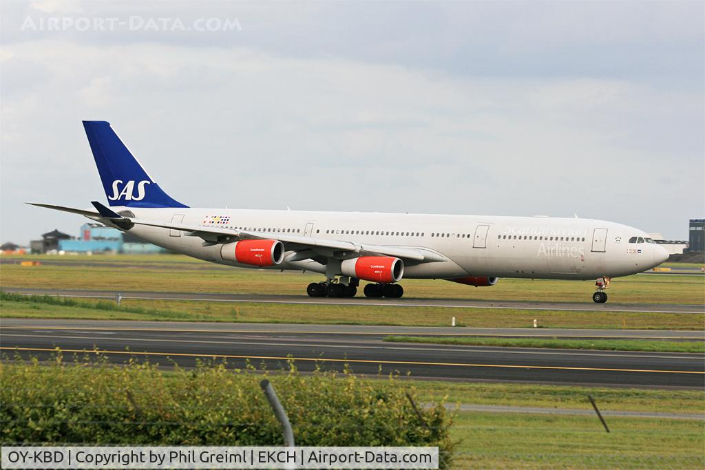 OY-KBD, 2002 Airbus A340-313X C/N 470, Taken at CPH.