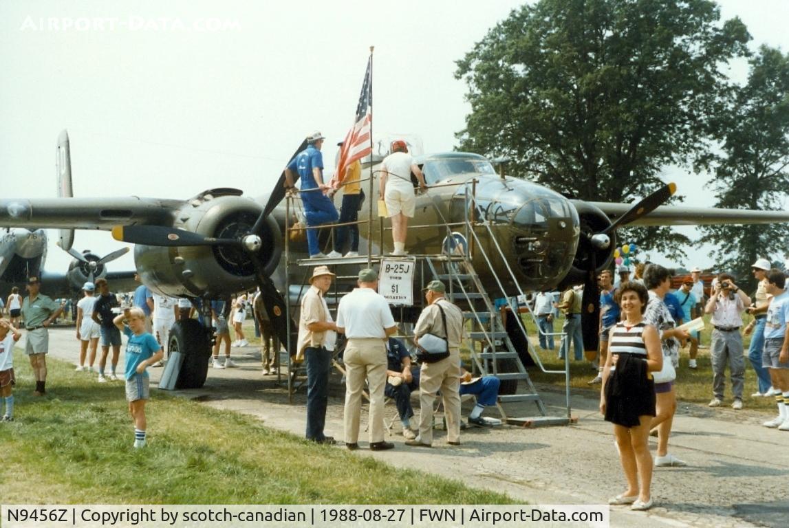N9456Z, 1943 North American TB-25N Mitchell C/N 108-33214, 1943 North American TB-25N, N9456Z (Briefing Time), at the 1988 Sussex New Jersey Air Show, Sussex, NJ 