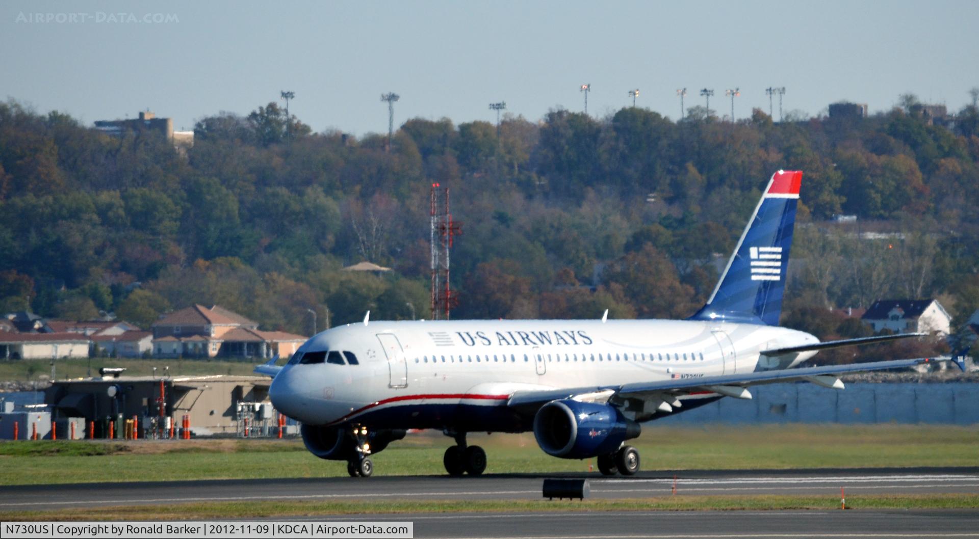 N730US, 2000 Airbus A319-112 C/N 1182, Takeoff DCA