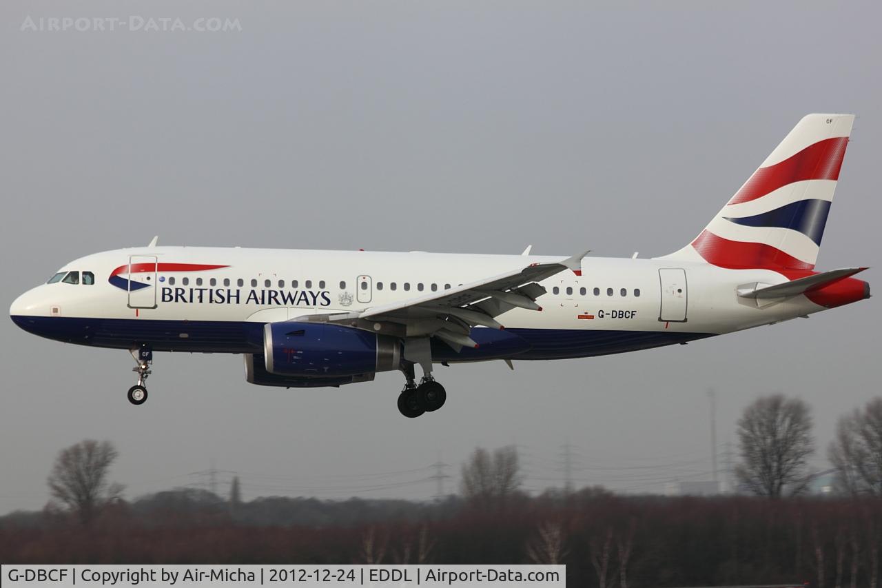 G-DBCF, 2005 Airbus A319-131 C/N 2466, British Airways, Airbus A319-131, CN: 2466