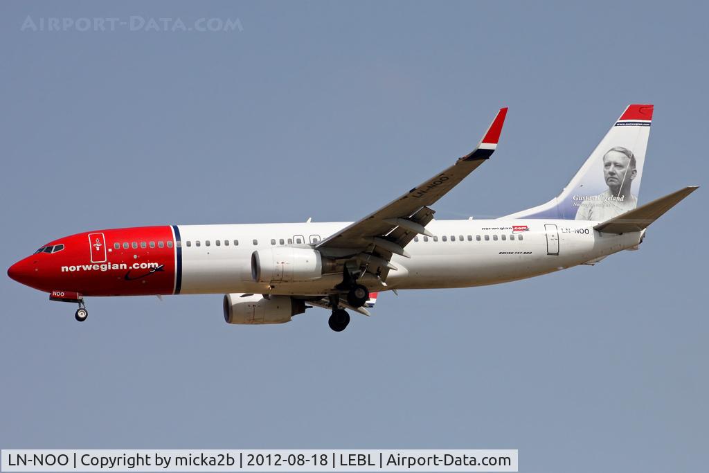 LN-NOO, 2003 Boeing 737-86Q C/N 30289, Landing