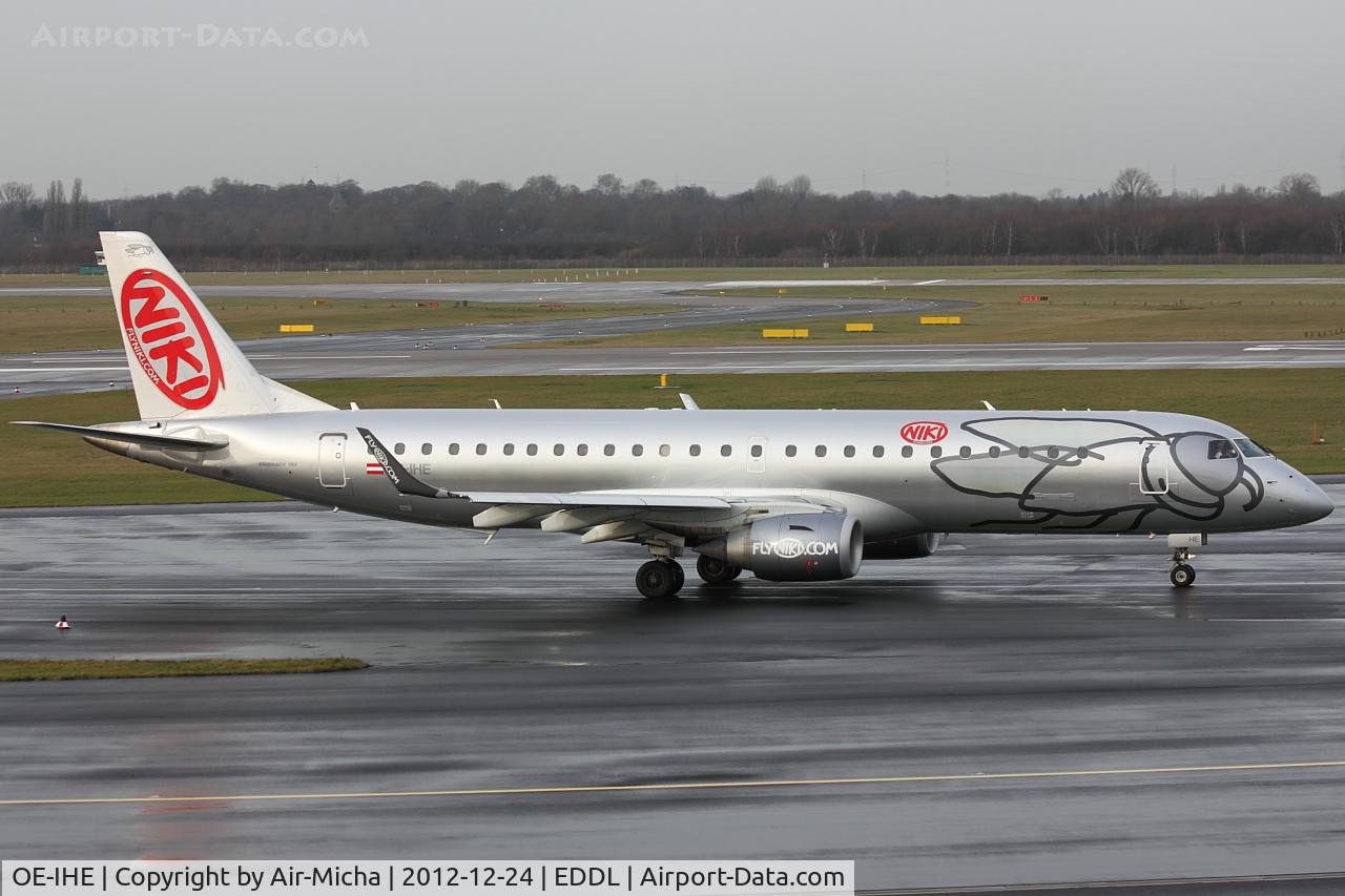 OE-IHE, 2010 Embraer 190LR (ERJ-190-100LR) C/N 19000387, Niki, Embraer ERJ 190-100LR, CN: 19000387, Name: Rumba