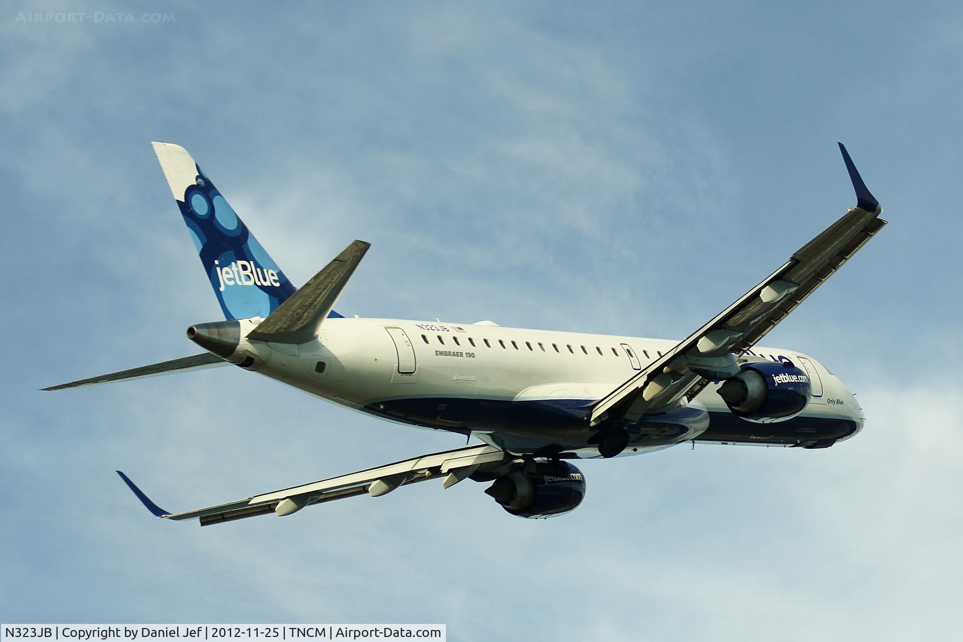 N323JB, Embraer ERJ-190-100 IGW 190AR C/N 19000384, N323JB