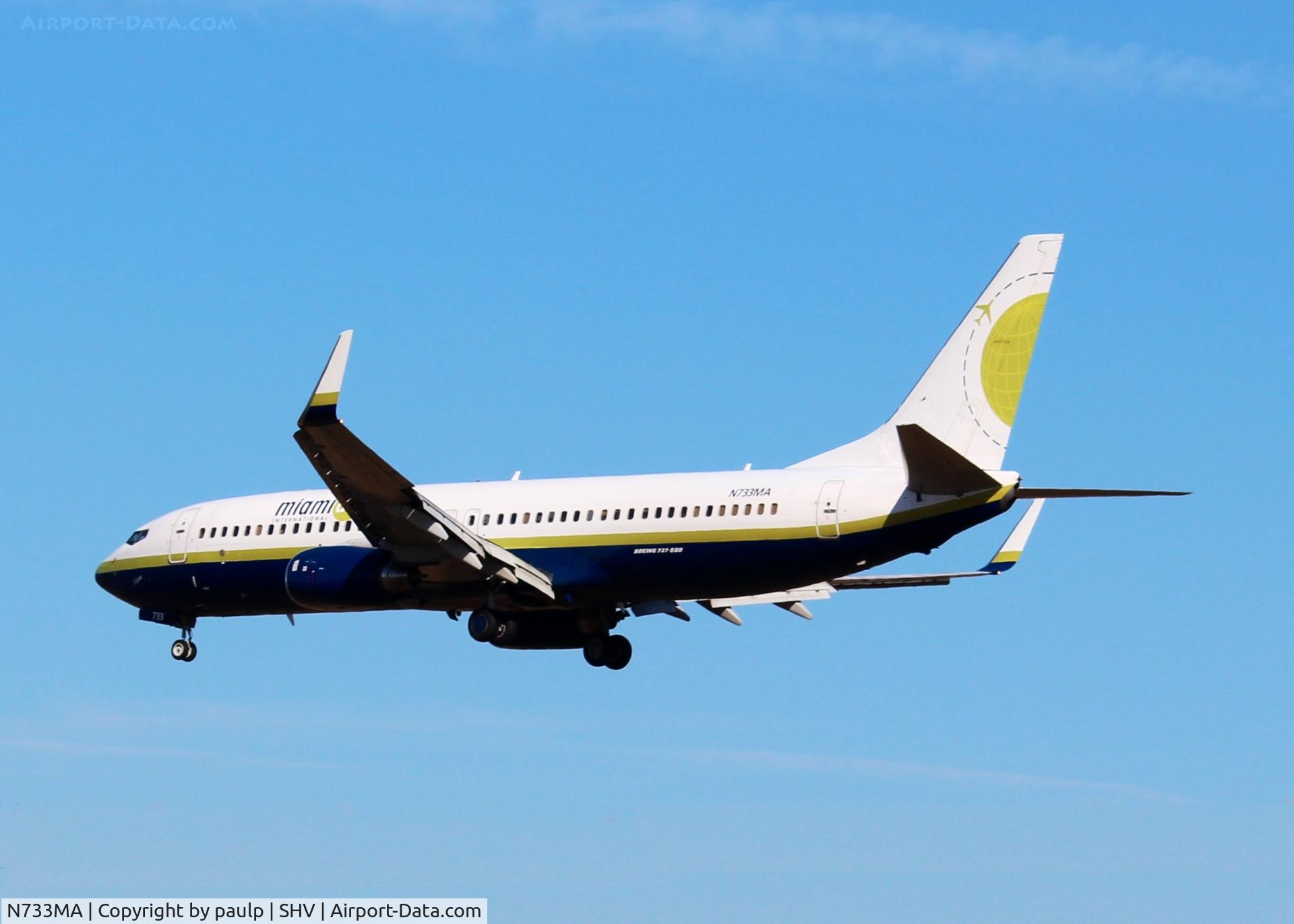 N733MA, 2001 Boeing 737-81Q C/N 30619, 