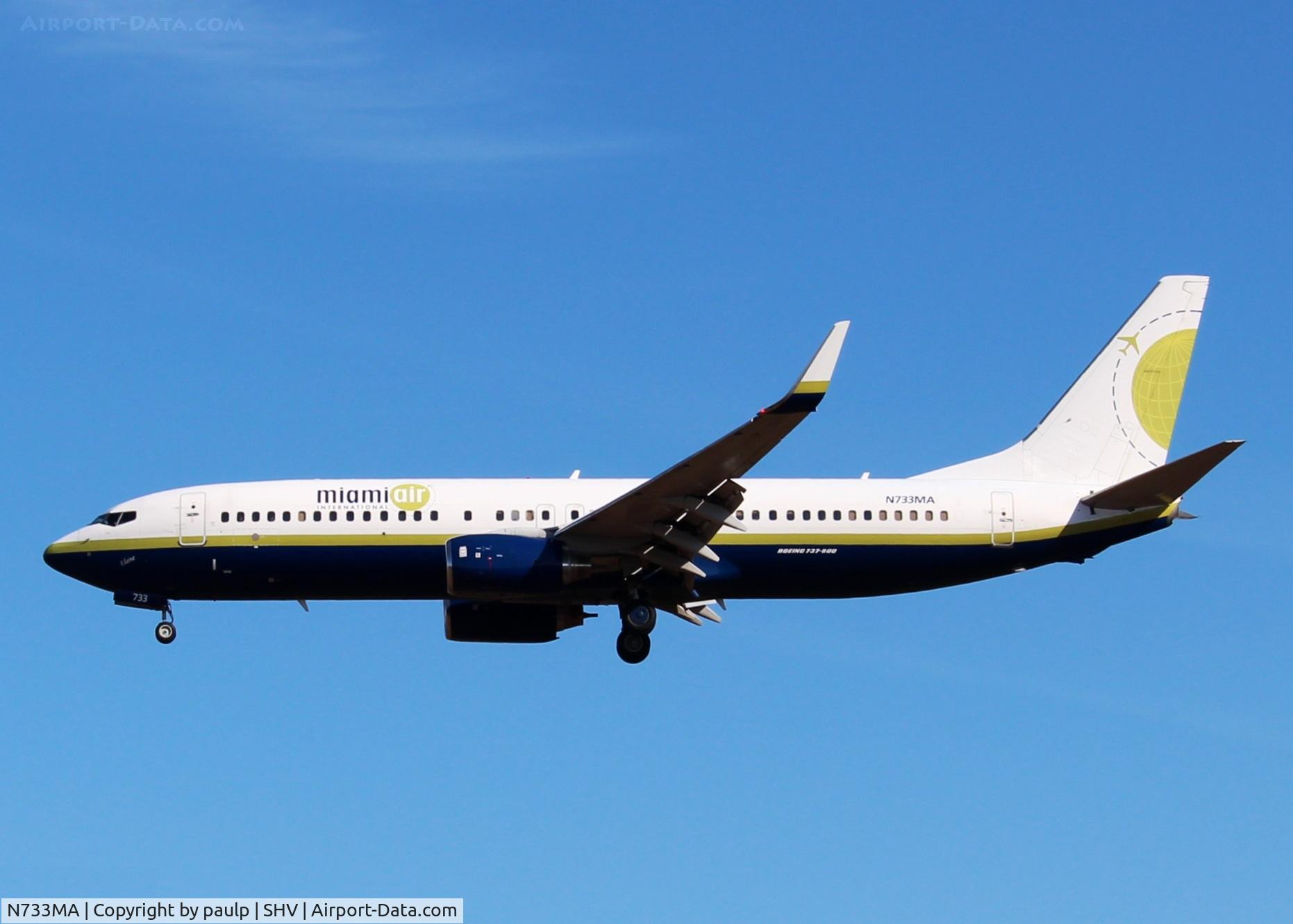 N733MA, 2001 Boeing 737-81Q C/N 30619, 