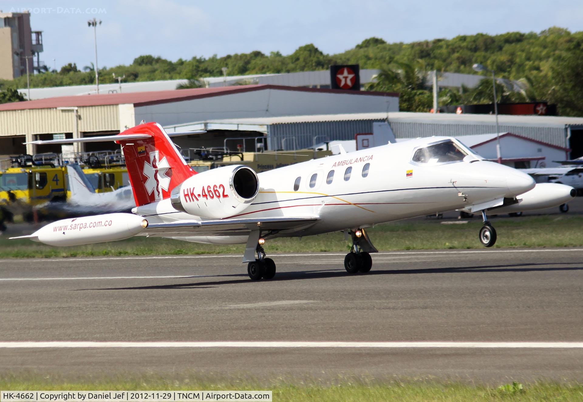 HK-4662, 1985 Learjet 35A C/N 35-513, HK-4662