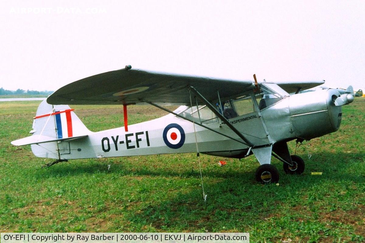 OY-EFI, 1944 Taylorcraft J Auster 5 C/N 1815, Auster 5M [1815] Stauning~OY 10/06/2000